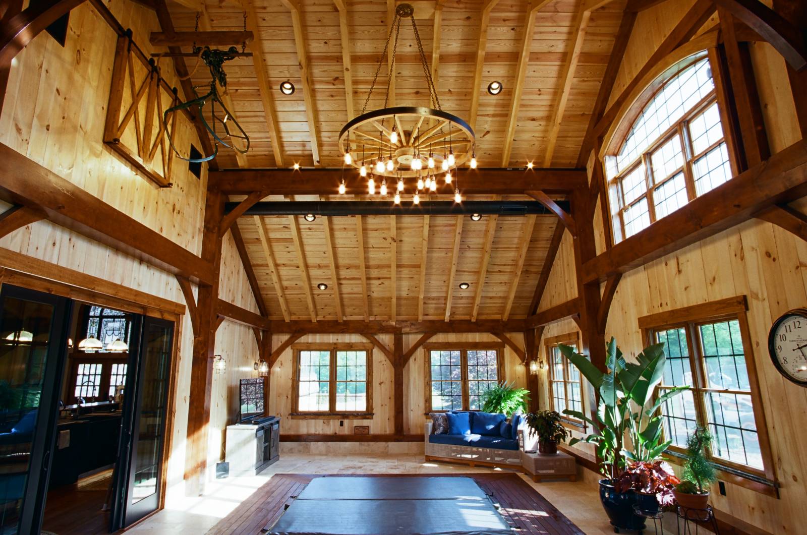 Timber Frame Indoor Pool