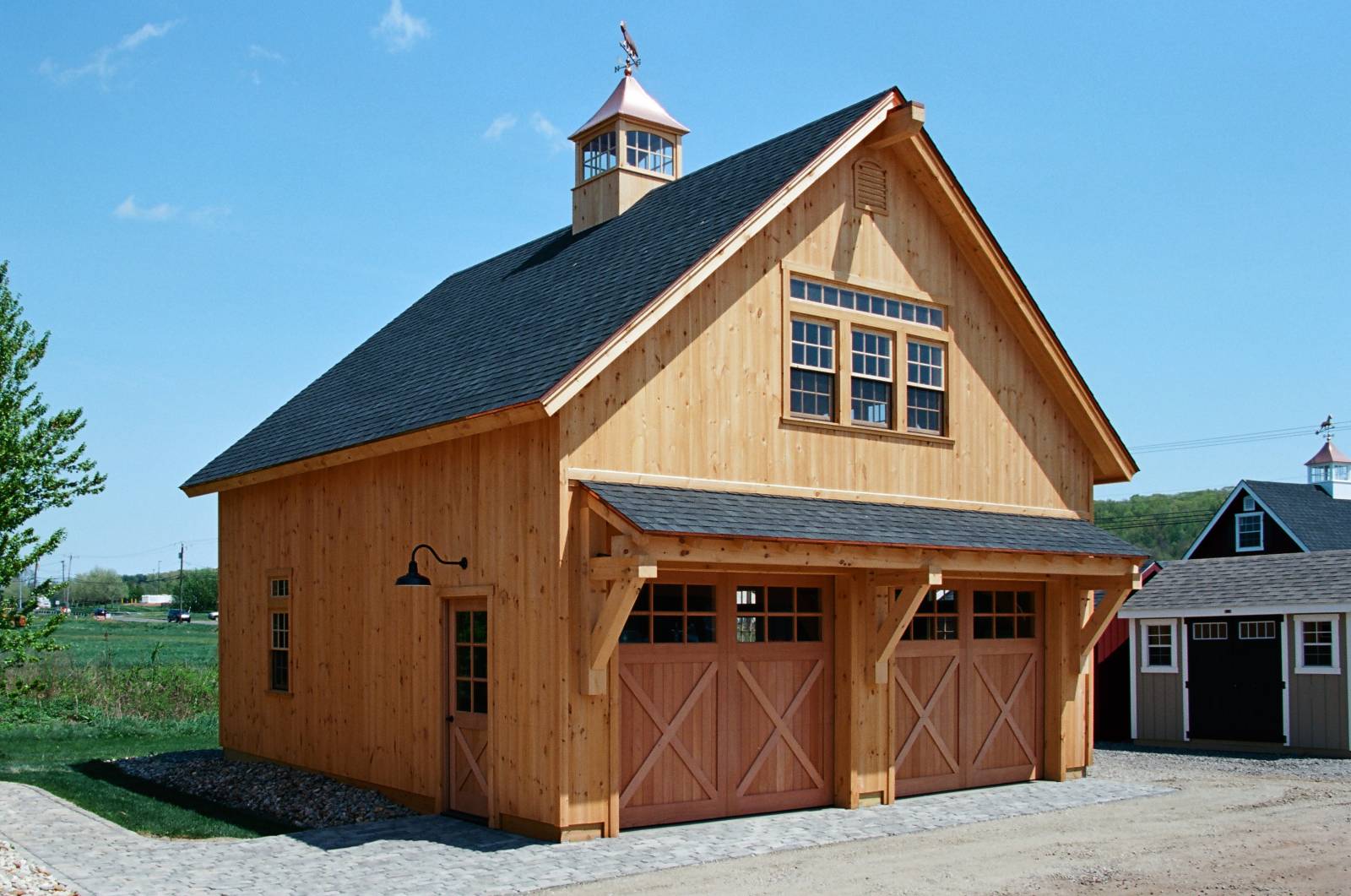 Side angle of the Carriage Barn