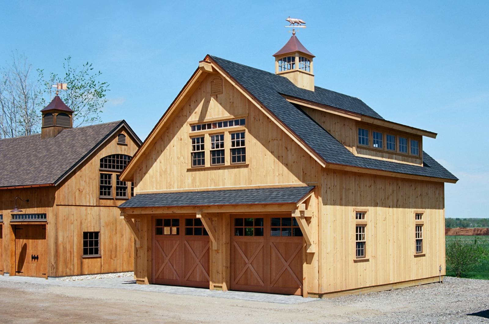 26' x 28' Carriage Barn on display at our Ellington CT location