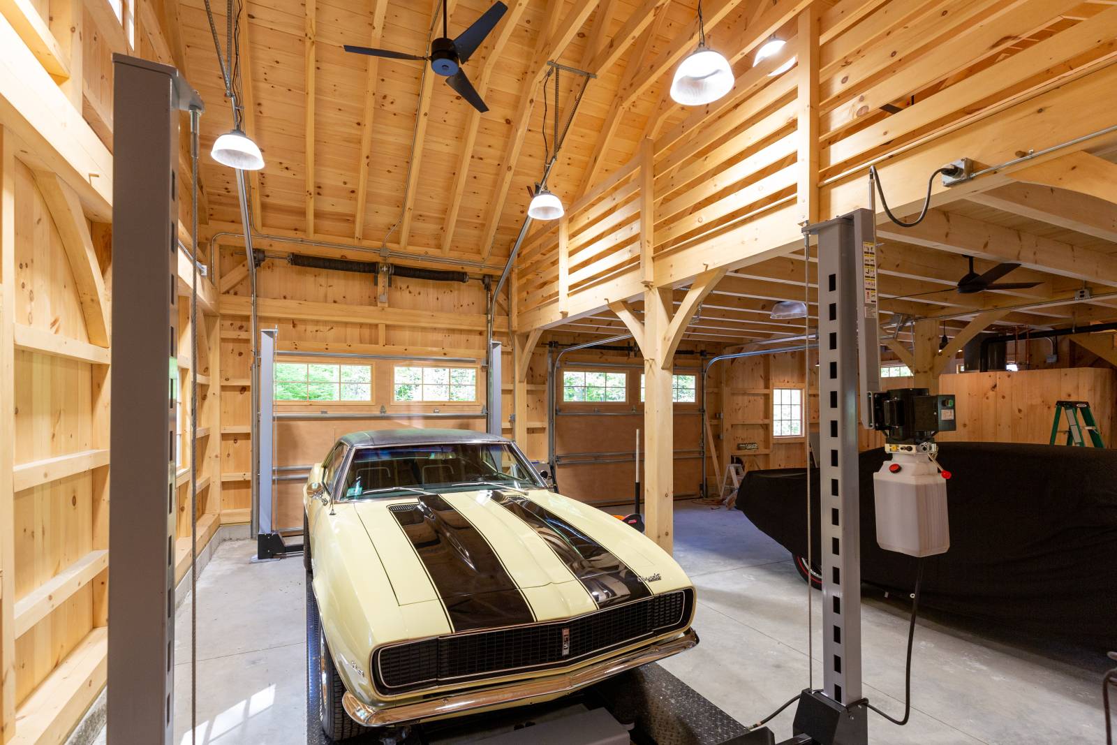 36' x 40' Lenox Carriage Barn First Floor • Partial Loft Allows For A Car Lift