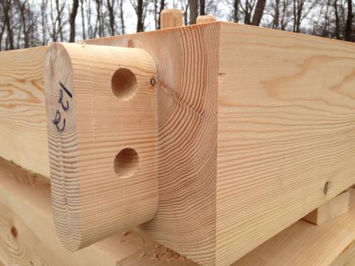 Mortise & tenon joinery close up