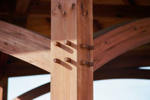 Authentic Joinery with Hardwood Oak Pegs