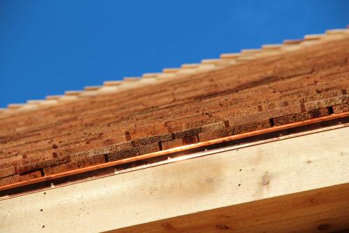 Copper Drip Edge & Cedar Shakes Roofing