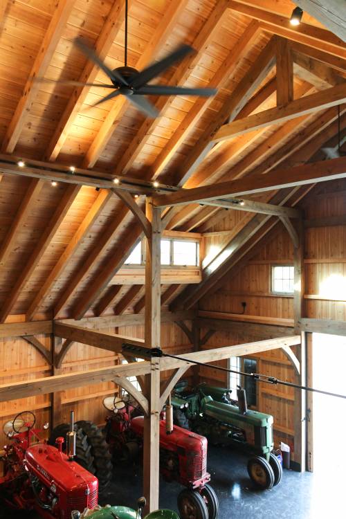 Nearly 3 stories of timber frame perfection