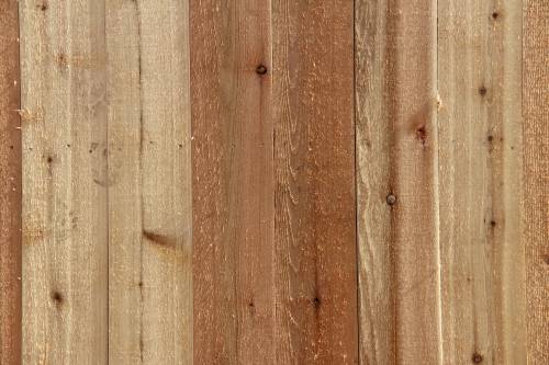 Close-up of cedar siding