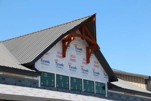 Timber Framing in the Gable Peaks