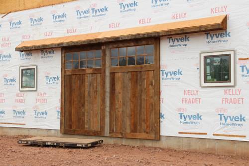 HUGE Faux Barn Doors with Reclaimed Wood