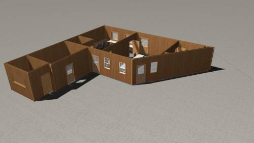 3D Rendering: Horse Show Office