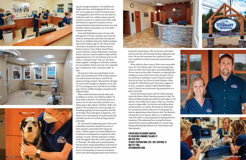 Read About the Fenton River Veterinary Hospital in Go Local Magazine