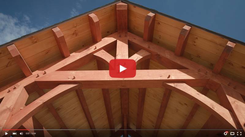 Building a Timber Frame Pavilion from a Kit | Authentic Timber Framing