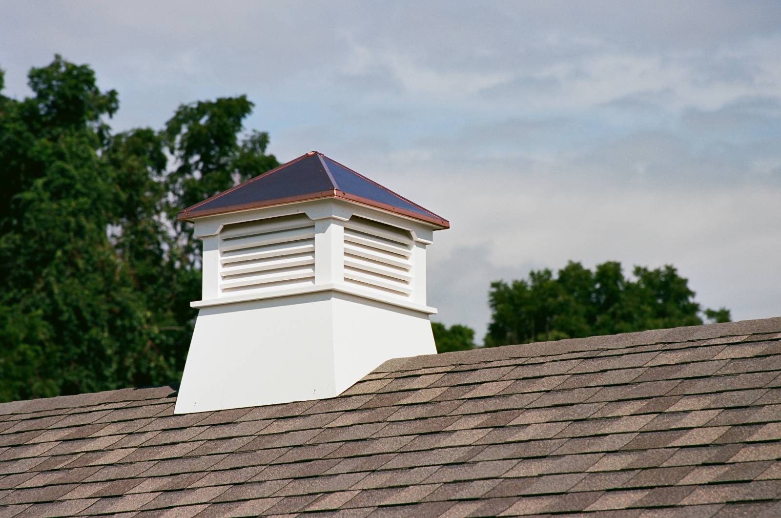 Copper Top Cupola • 30 Year Architectural Shingles