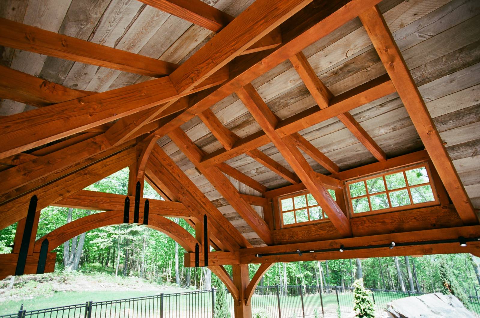 Timber Frame Transom Dormer Structure