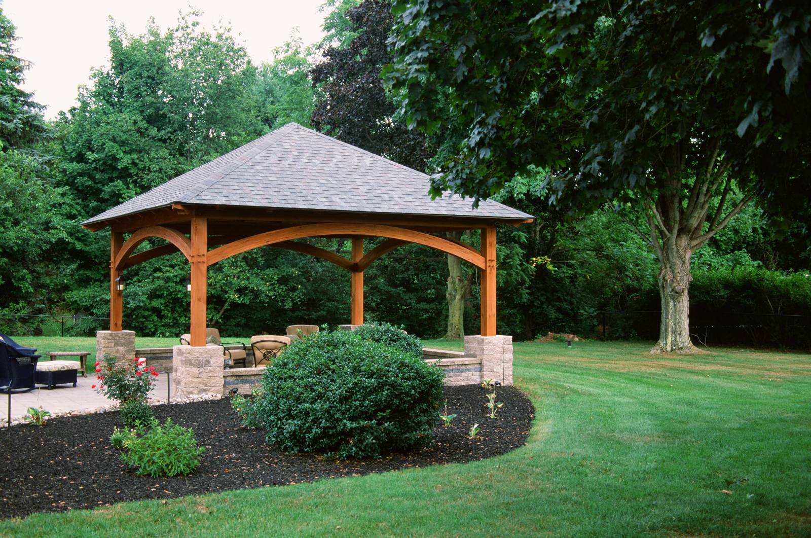 18' x 18' Jackson Timber Frame Pavilion (Southington CT)