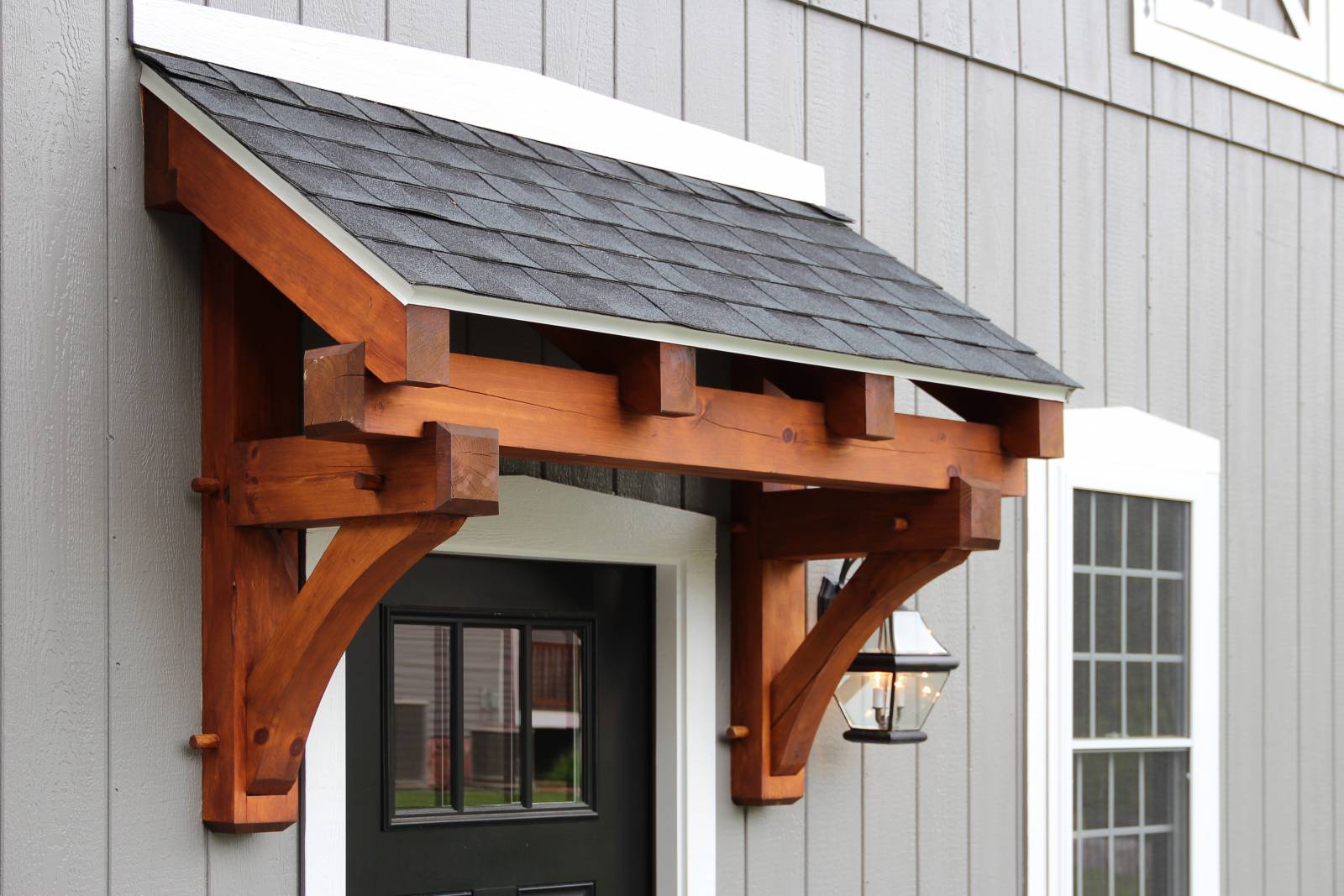 4' Timber Frame Eyebrow Roof with Architectural Shingles