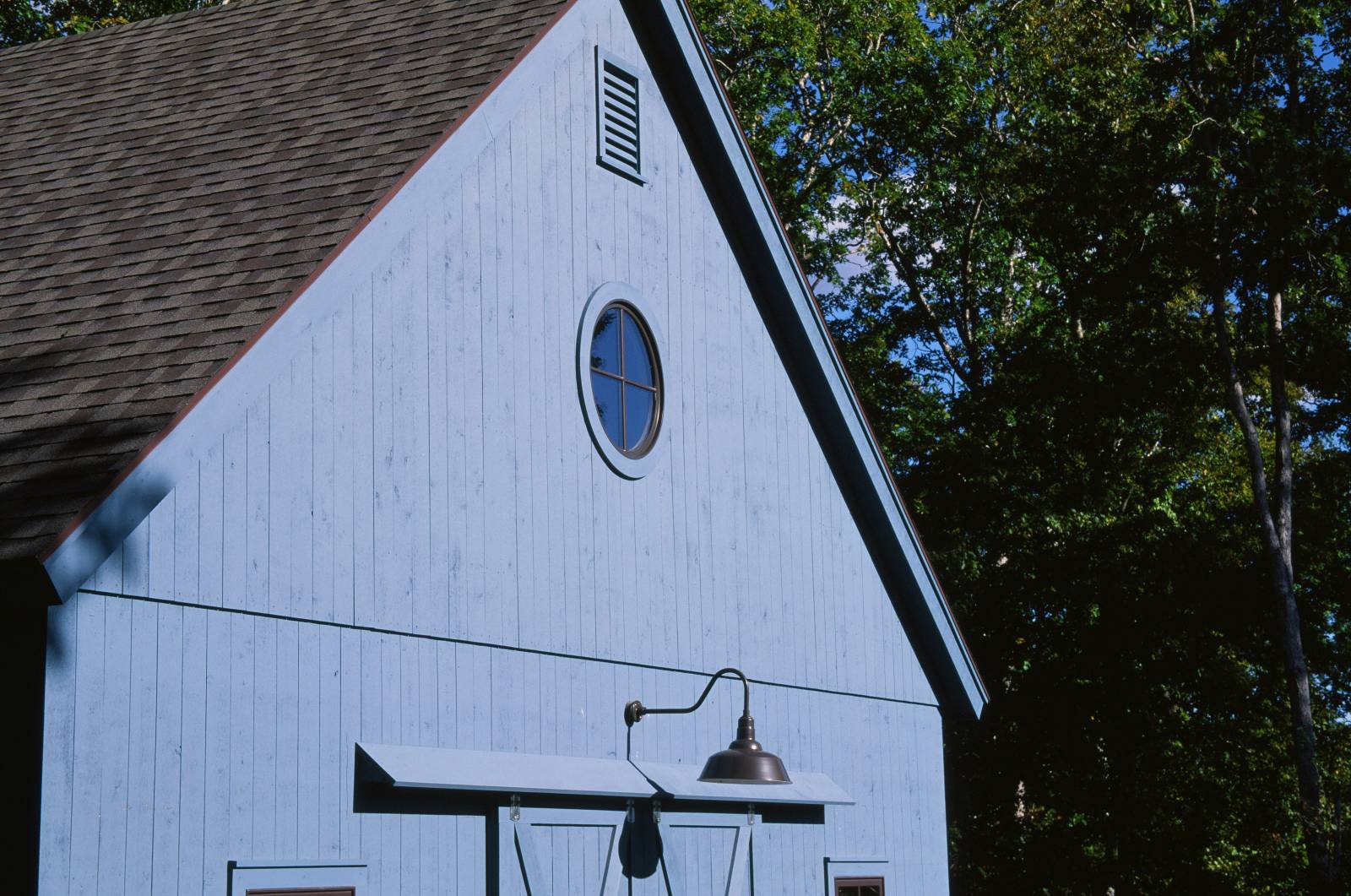 Round Window in the Gable