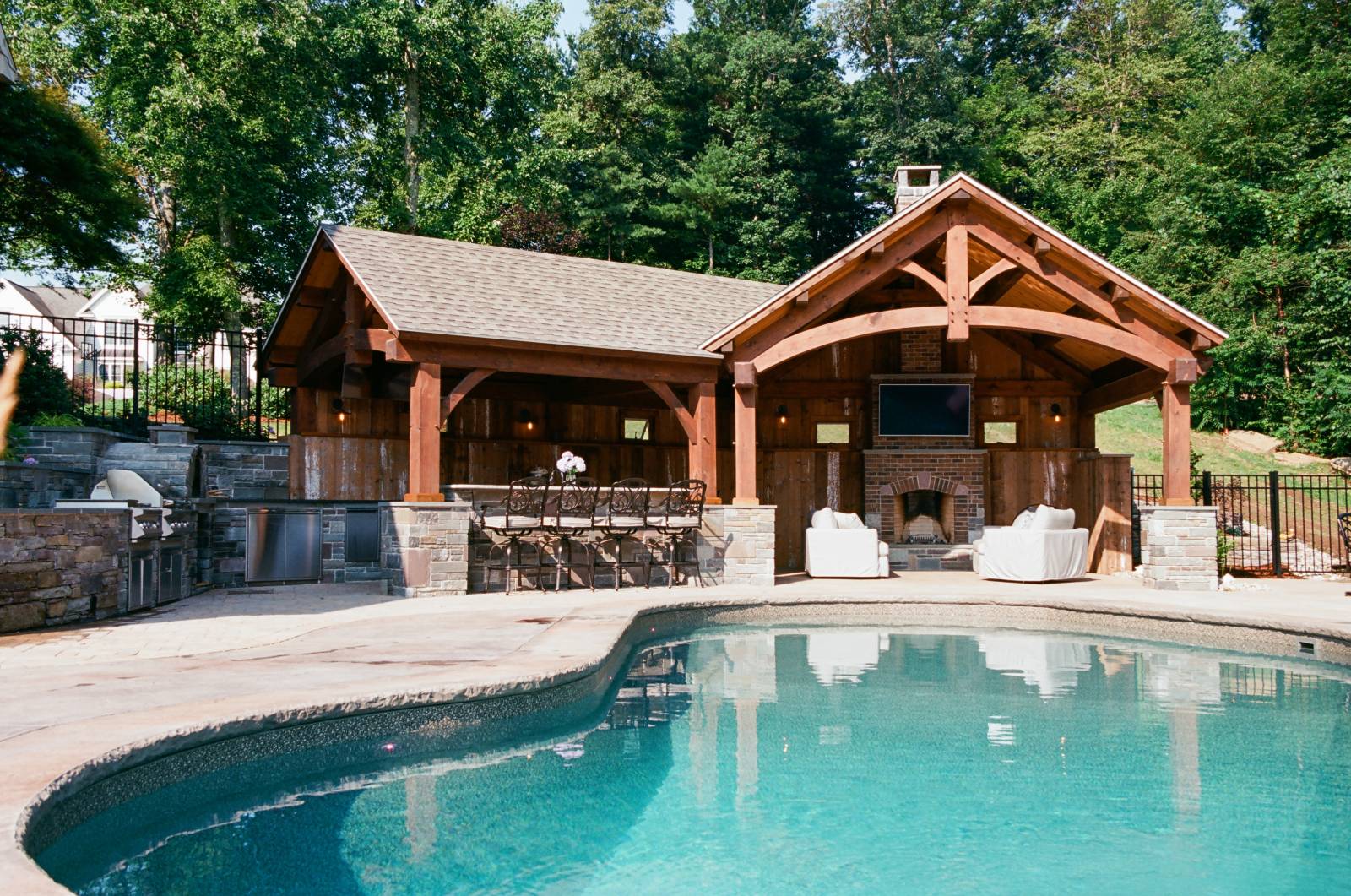 Custom Timber Frame Pool House (Somers CT)