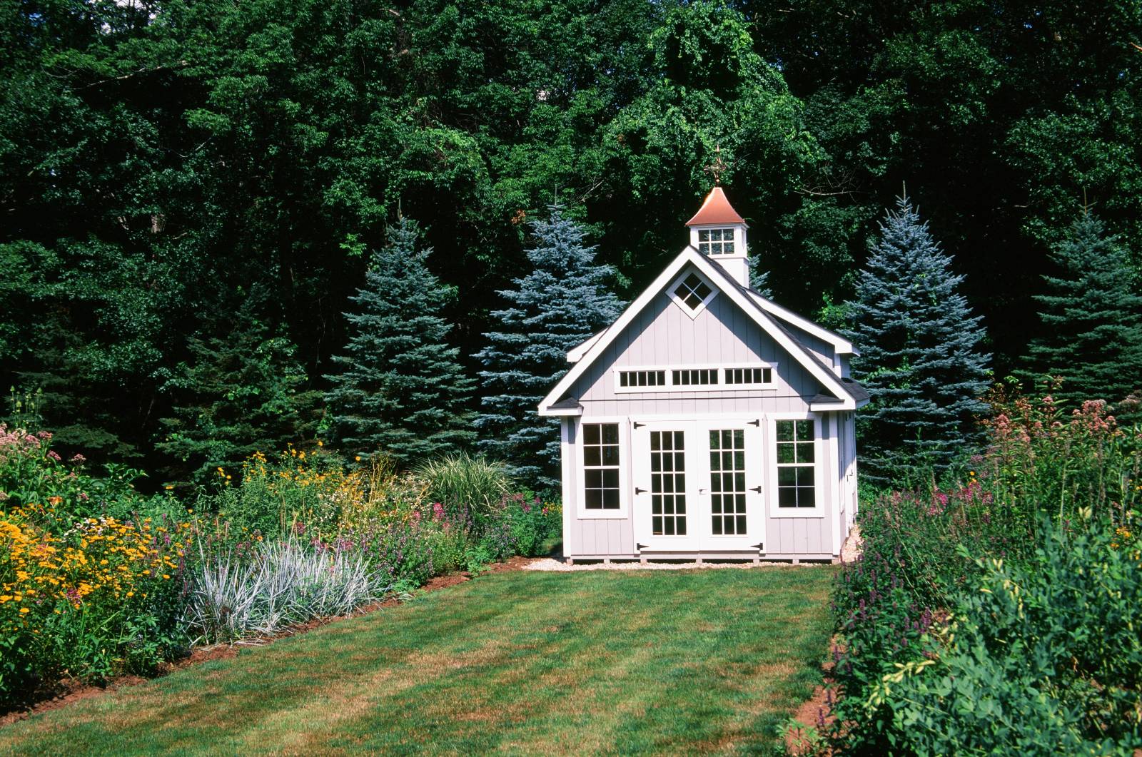 Garden Shed Nestled in the English Garden