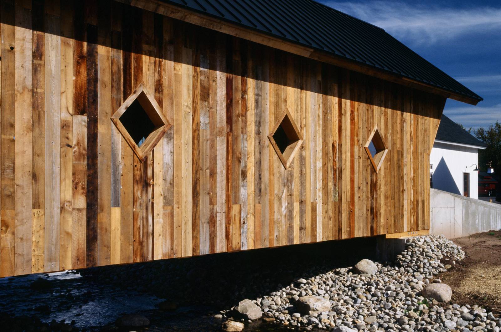 The Barn Yard Covered Bridge - Reclaimed Barn Board Siding