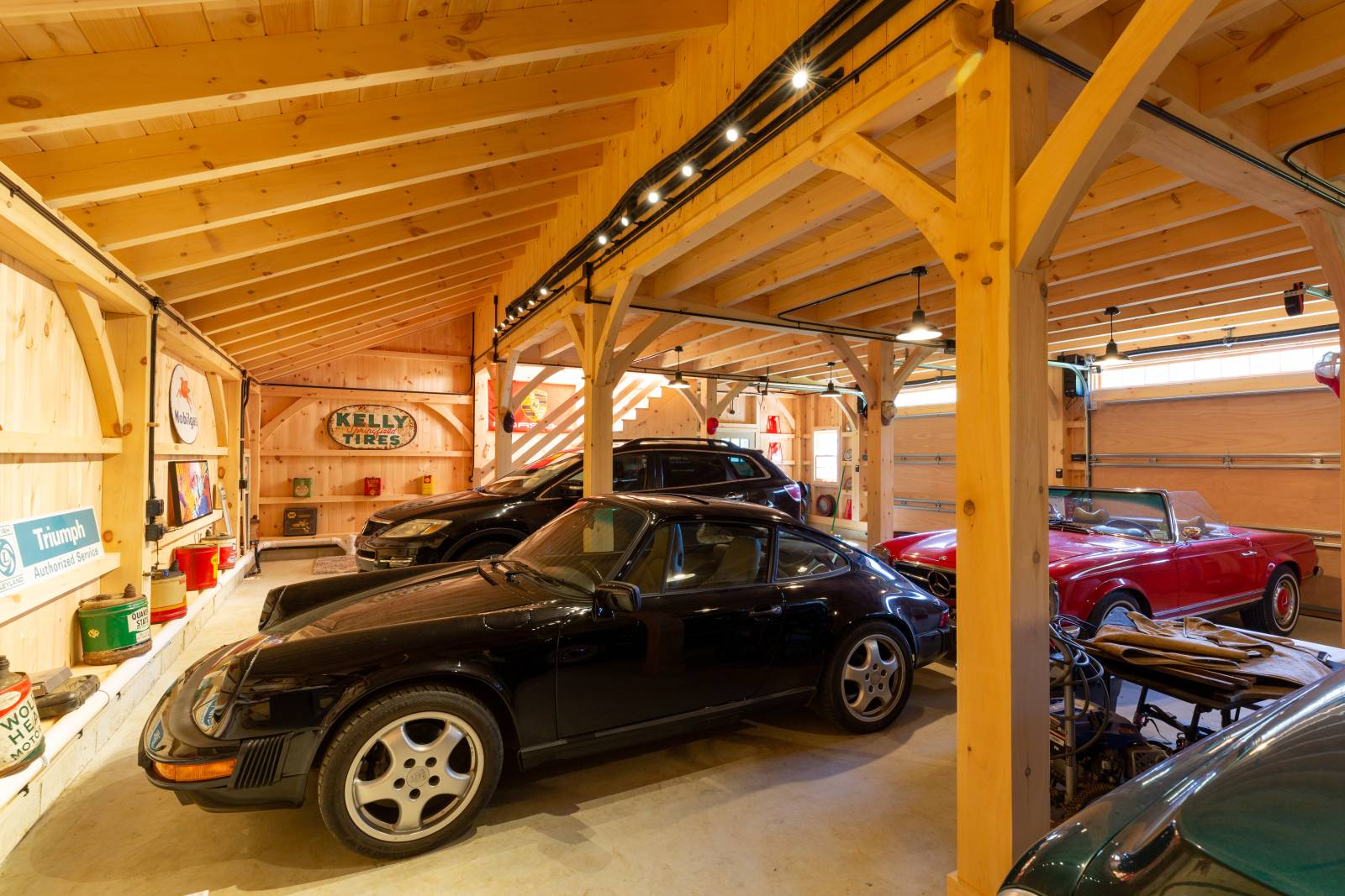 Classic Car Garage | Timber Frame Barn Style Garage