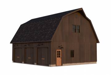30' x 36' Pioneer Gambrel Barn Kit