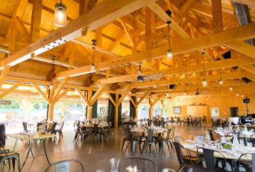 40' x 100' Timber Frame Wedding Pavilion, Waitsfield, VT