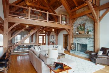 3,800 sq. ft. Timber Frame Home, Tolland, CT