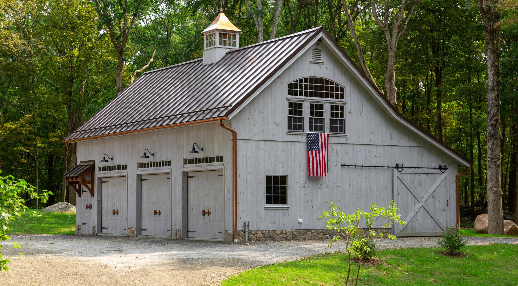 22' x 42' Carriage Barn with 10' Lean-To 5119, Easton, CT