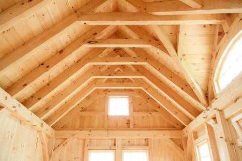 Heavy Timber Roof Rafters