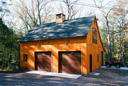 22' x 32' Carriage Barn with 10' Lean-To (Haddam CT)