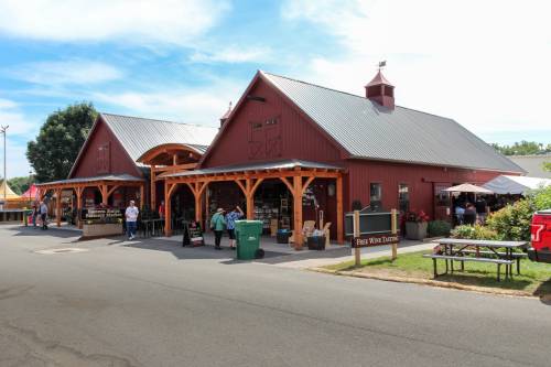 30' x 60' Wine Barn with Timber Frame Porch