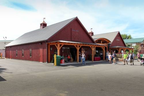 Eastern States Farmers Market Barn: a 36' x 72' Saratoga Post & Beam Barn