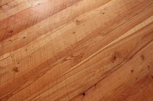 Rustic wood flooring