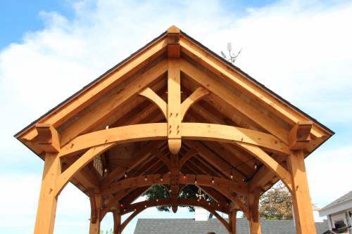 Timber Truss Design on the Teton Pavilion