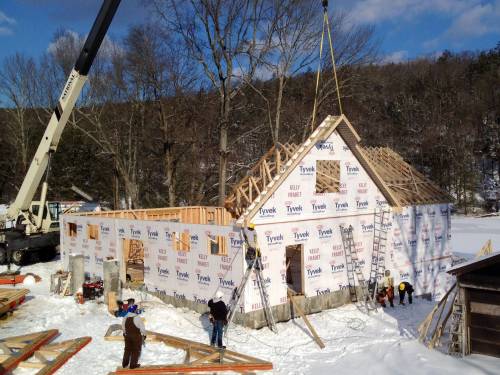 Craning another gable