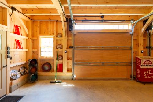 Pine Faced Overhead Doors | Lenox Carriage Barn