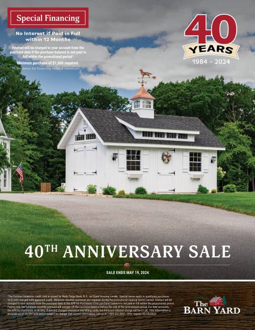 40th Anniversary Sale