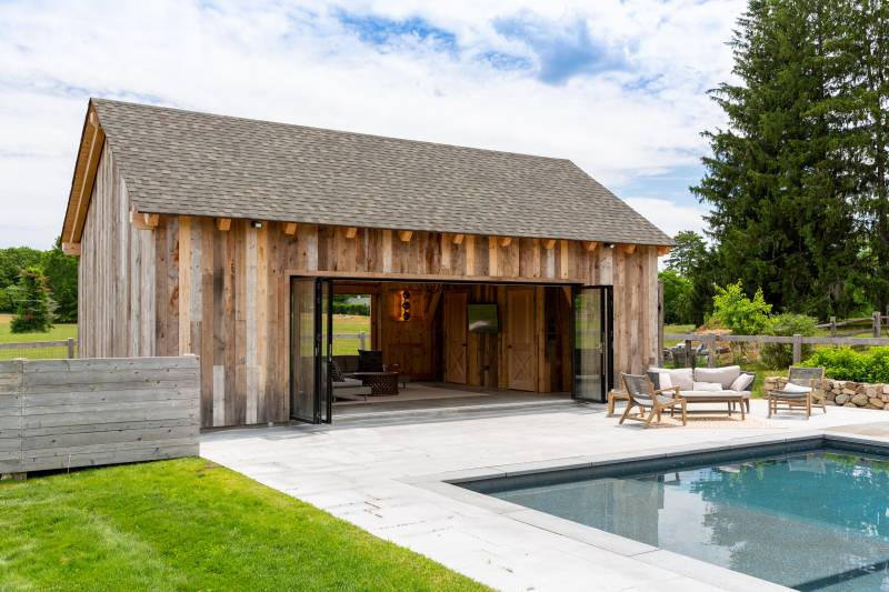 20' x 32' Timber Frame Pool House