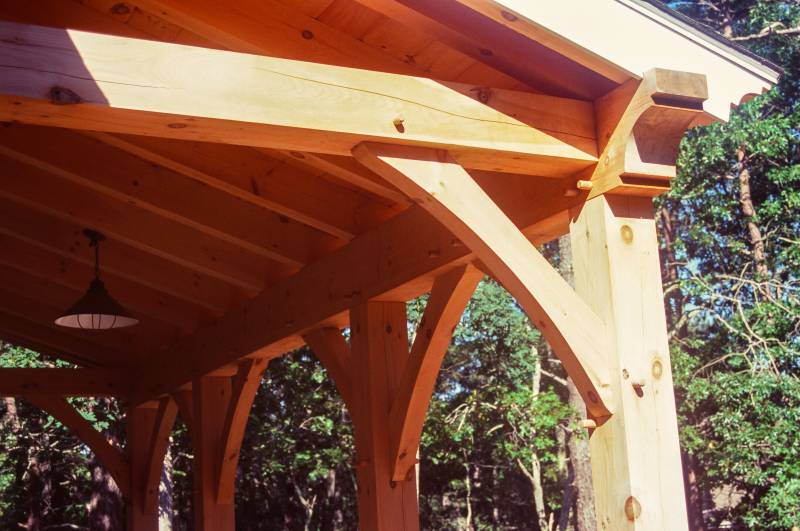 Authentic timber frame joinery