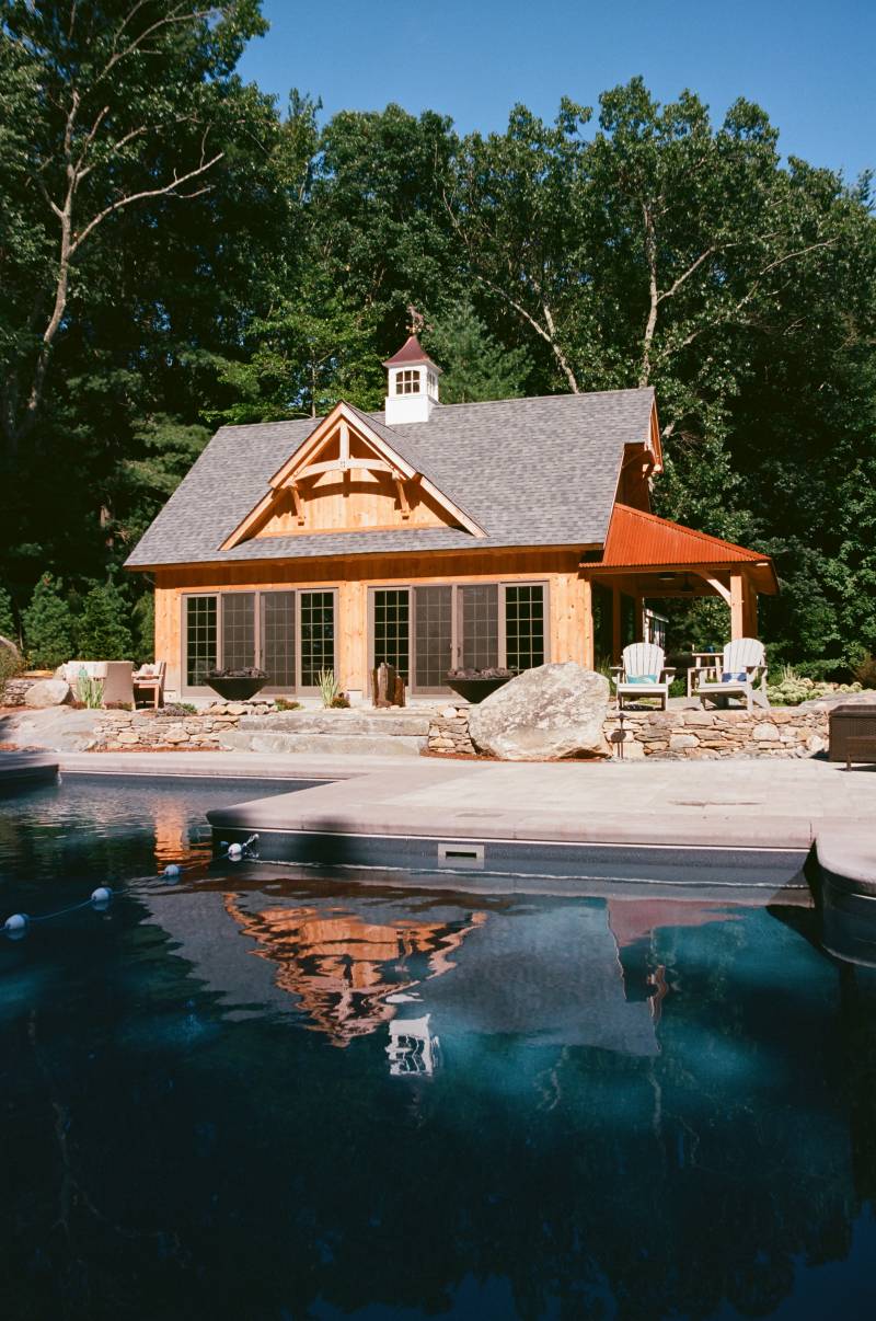 24' x 32' Custom Pool House (Tolland CT)