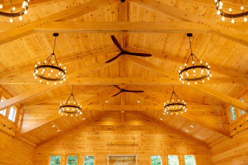 Ceiling timber truss detail