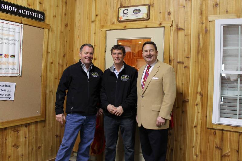 The Barn Yard Owners with ESE President