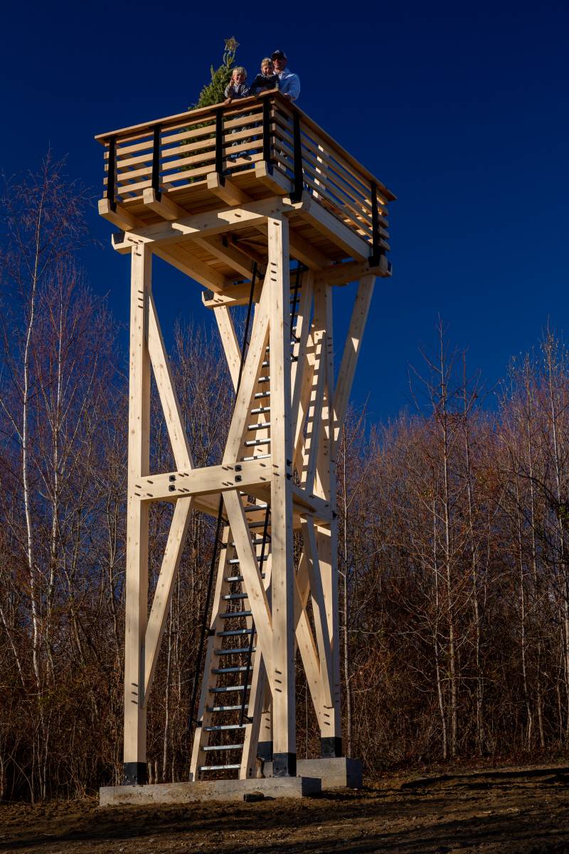 24' Timber Frame Observation Tower (Greenwich CT)