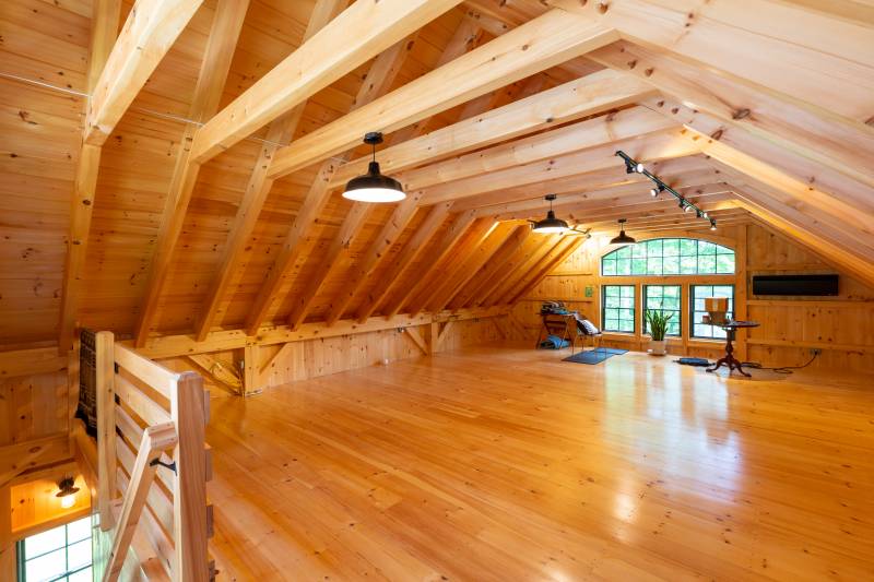 Completed Carriage Barn Loft