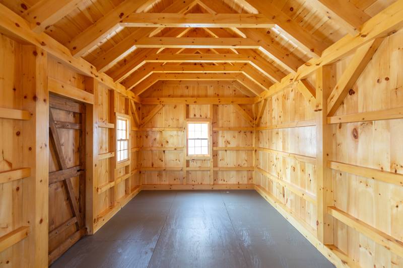 12' x 20' Trapper’s Cabin Interior